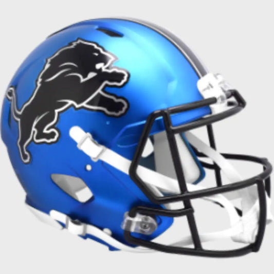 Detroit Lions Full Size Authentic Speed Football Helmet 2024 On-Field Alternate - NFL - Helmets