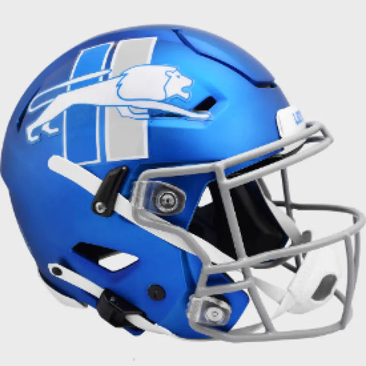 Detroit Lions Full Size Authentic SpeedFlex Football Helmet 2023 Alternate On-Field - NFL - Helmets
