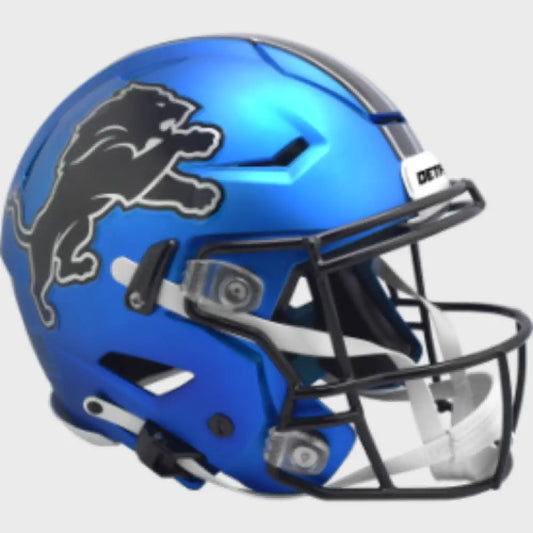 Detroit Lions Full Size Authentic SpeedFlex Football Helmet 2024 On-Field Alternate - NFL - Helmets