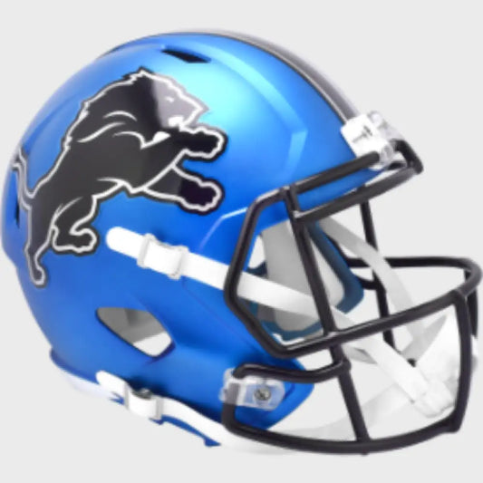 Detroit Lions Full Size Speed Replica Football Helmet 2024 On-Field Alternate - NFL - Helmets