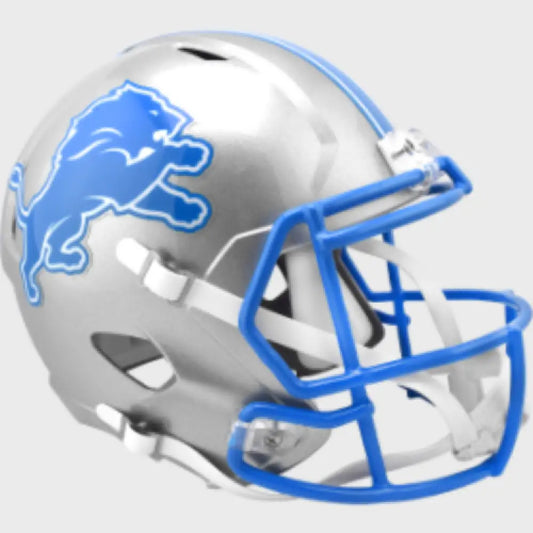 Detroit Lions Full Size Speed Replica Football Helmet 2024 Primary - NFL - Helmets