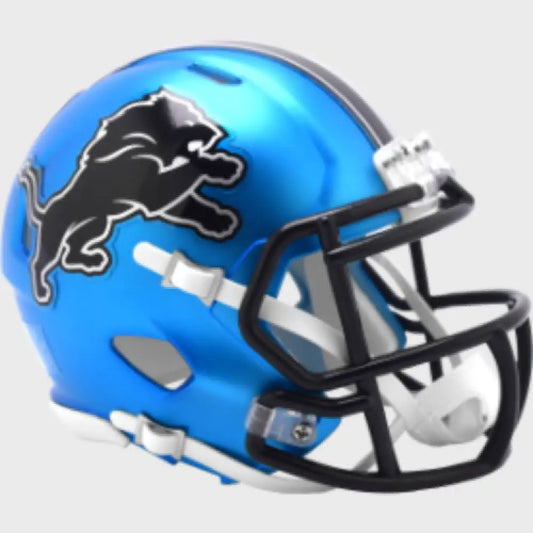 Detroit Lions NFL Mini Speed Football Helmet 2024 On-Field Alternate - Helmets