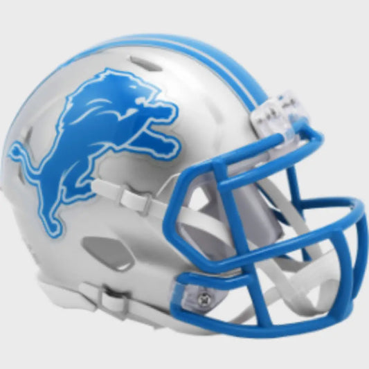 Detroit Lions NFL Mini Speed Football Helmet 2024 Primary - Helmets