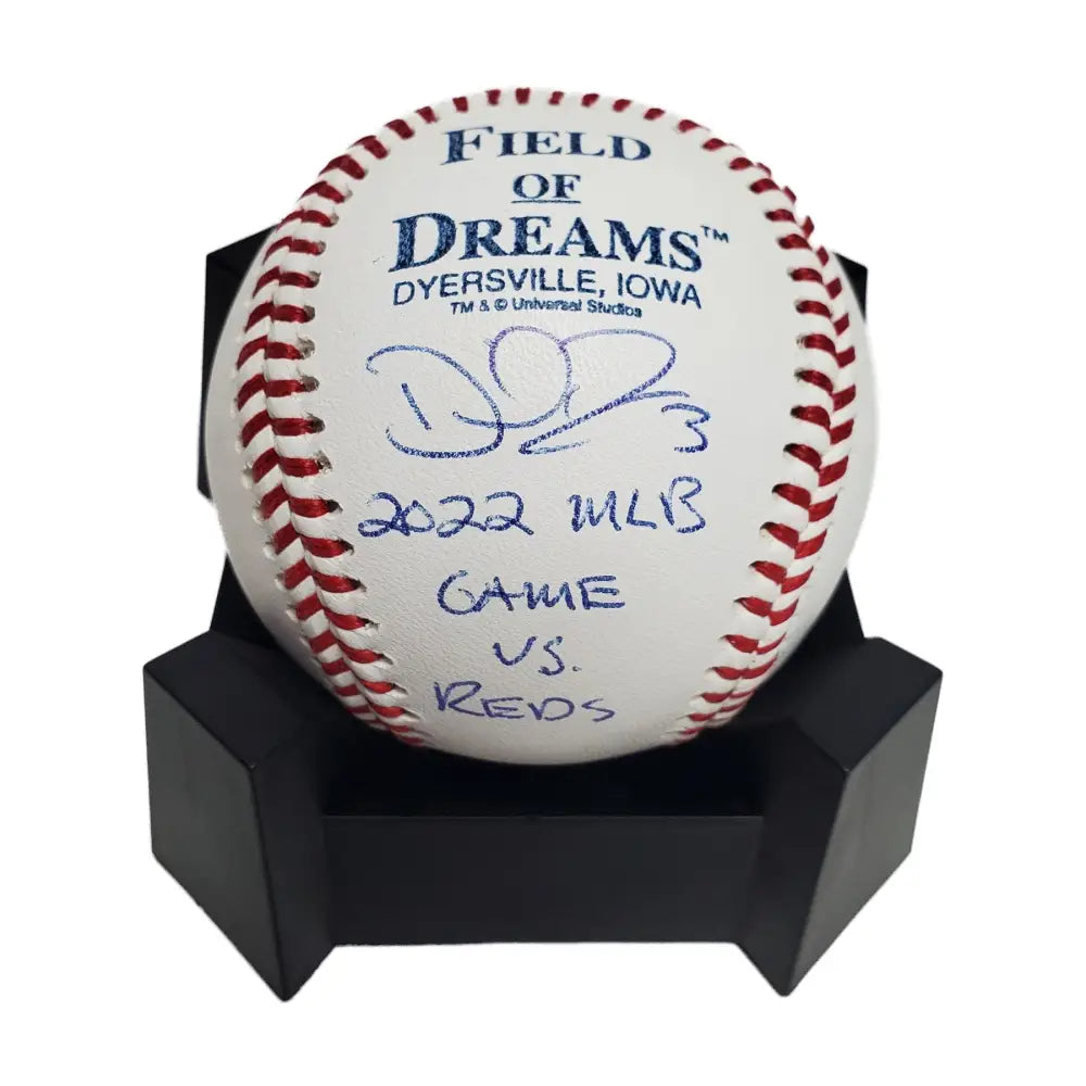 Dwier Brown signed Field of Dreams baseball w/ 2022 MLB game Inscription-BAS - Baseball Memorabilia
