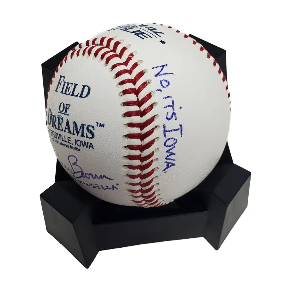 Dwier Brown signed Field of Dreams baseball w/ Is this Heaven Inscription-BAS - Baseball Memorabilia