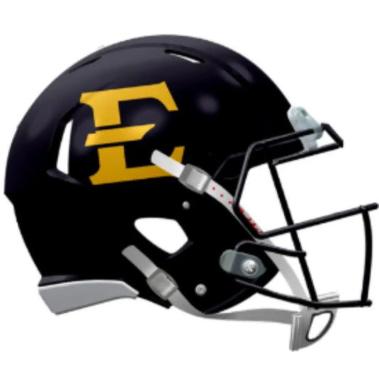 East Tennessee State Buccaneers NCAA Mini Speed Football Helmet Blue Metallic NCAA - Helmets