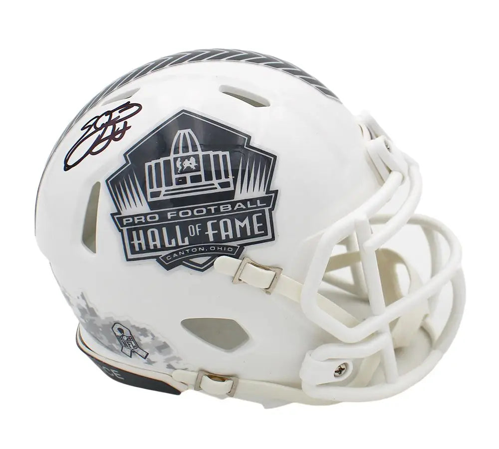 Emmitt Smith Autographed Hall Of Fame Speed Mini Helmet - Football Memorabilia
