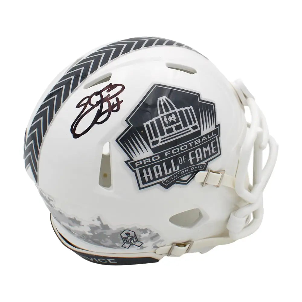 Emmitt Smith Autographed Hall Of Fame Speed Mini Helmet - Football Memorabilia