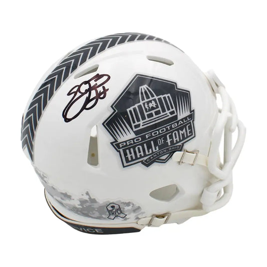 Emmitt Smith Autographed Hall Of Fame Speed Mini Helmet - Football Memorabilia