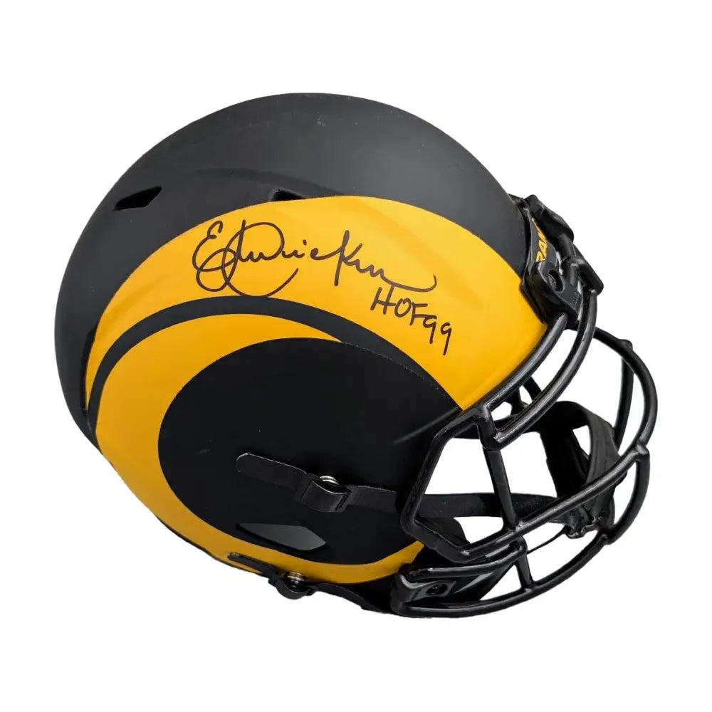 Eric Dickerson Autographed Full Size Eclipse Replica Helmet - Football Memorabilia