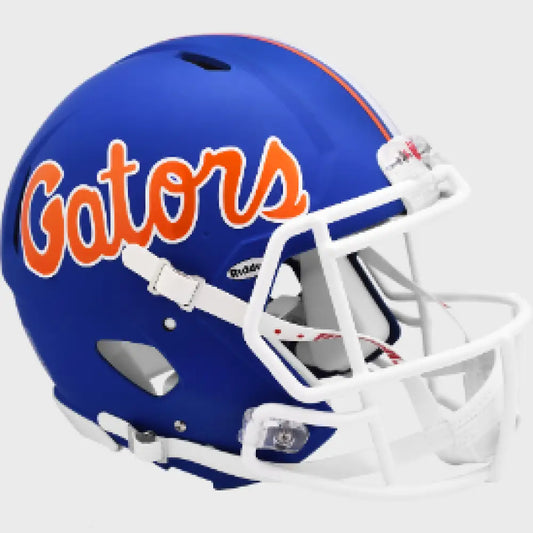 Florida Gators Full Size Authentic Speed Football Helmet Blue- NCAA - Helmets