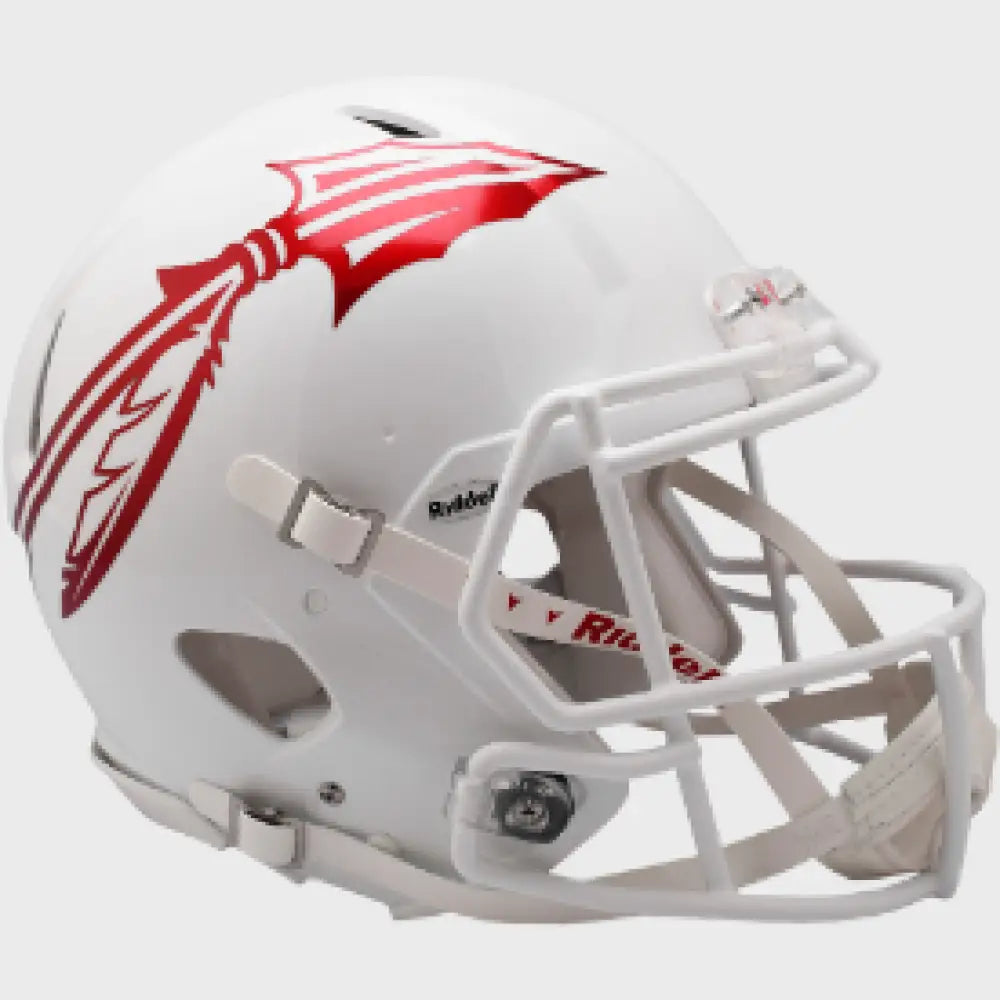 Florida State Seminoles Full Size Authentic Speed Football Helmet White White - NCAA - Helmets