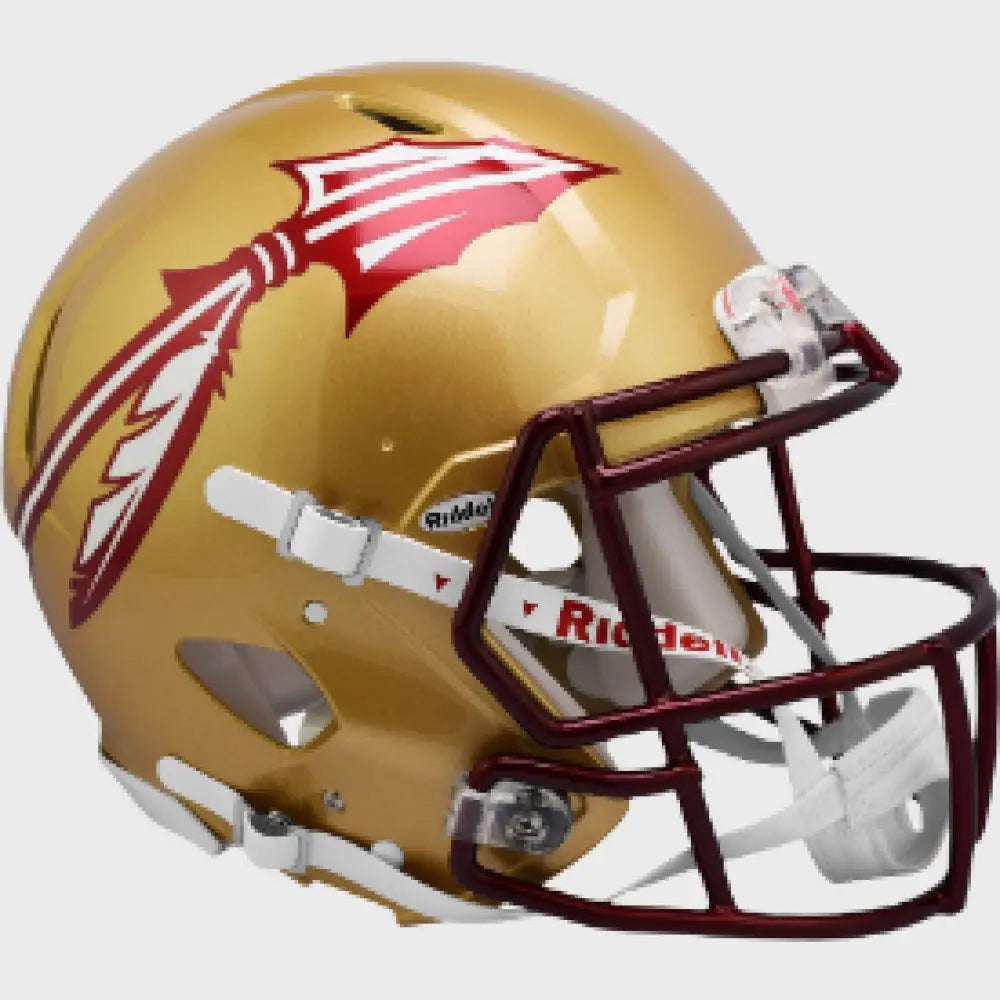 Florida State Seminoles Full Size Authentic Speed Football Helmet Metallic Paint - NCAA - Helmets