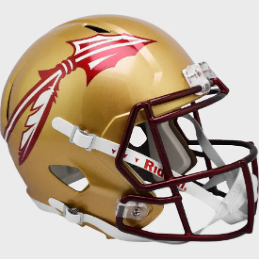 Florida State Seminoles Full Size Speed Replica Football Helmet Metallic Paint - NCAA - Helmets