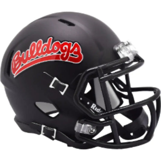 Fresno State Bulldogs NCAA Mini Speed Football Helmet Black - NCAA - Helmets
