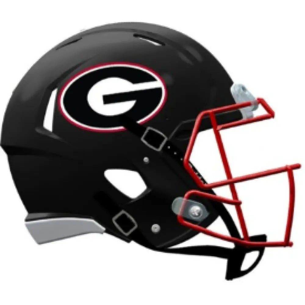Georgia Bulldogs Full Size Authentic Speed Football Helmet Black- NCAA - Helmets