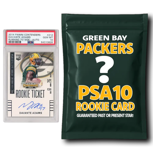 Green Bay Packers PSA 10 Graded Rookie Card Mystery Pack - Football Mystery