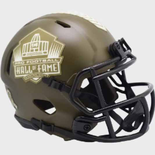 Hall of Fame SALUTE TO SERVICE Mini Speed Football Helmet - NFL - Helmets