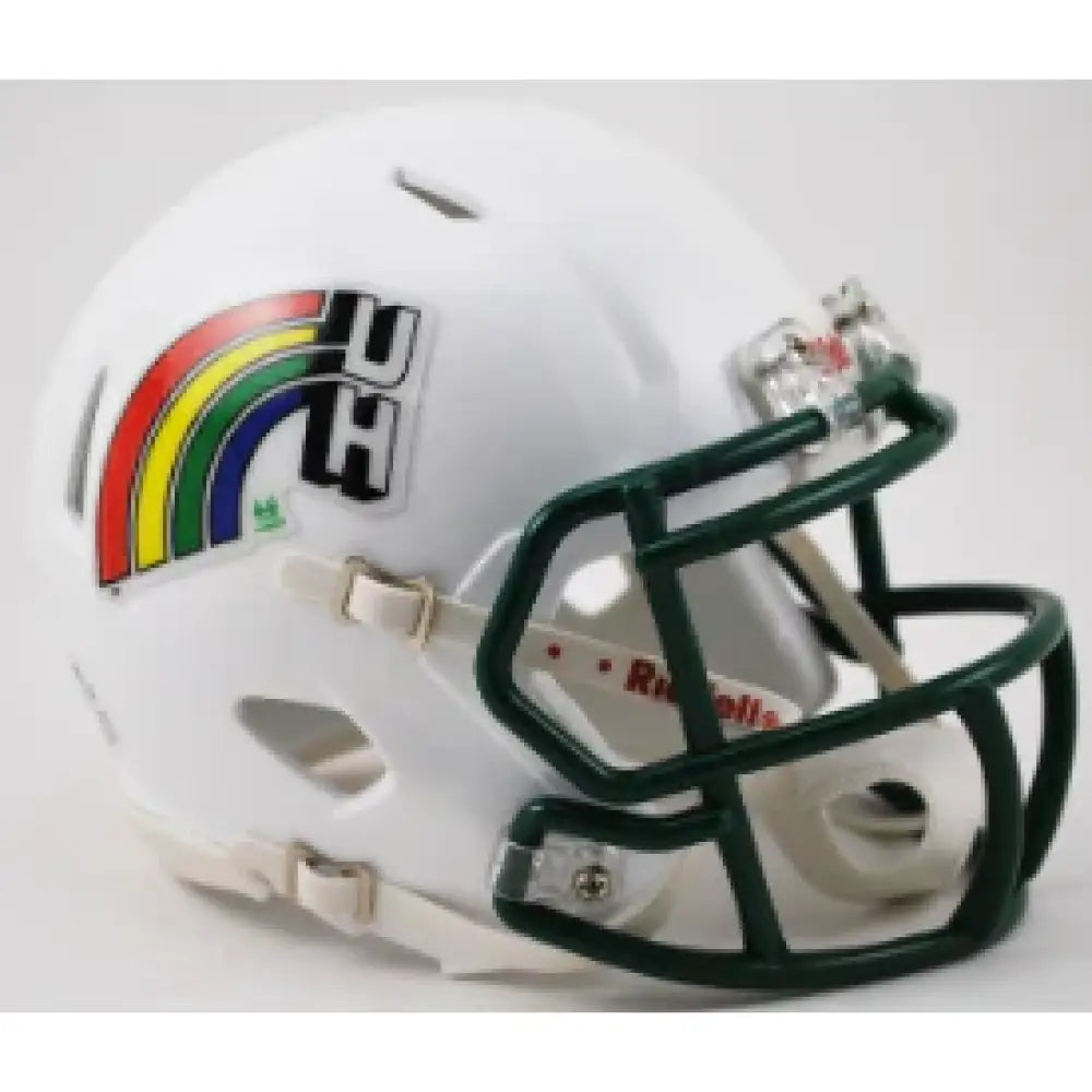 Hawaii Warriors NCAA Mini Speed Football Helmet Retro - NCAA - Helmets