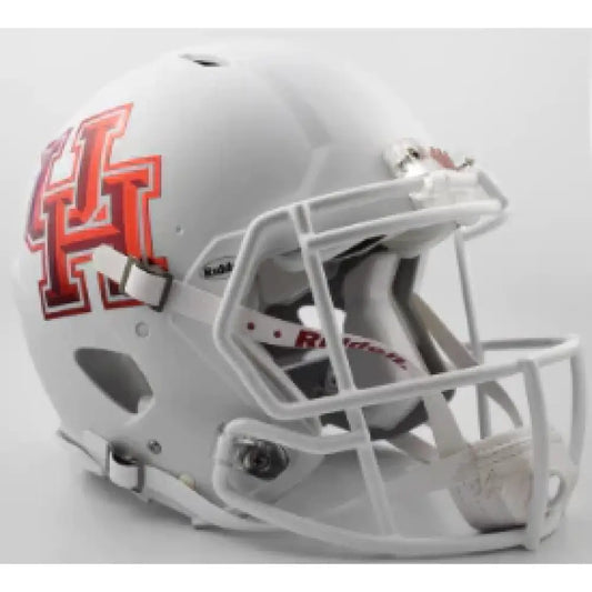 Houston Cougars Full Size Authentic Speed Football Helmet Matte White - NCAA - Helmets