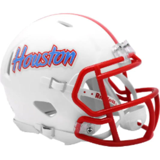 Houston Cougars NCAA Mini Speed Football Helmet- Script NCAA - Helmets