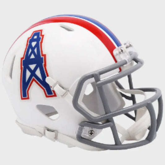 Houston Oilers 1975 to 1980 Riddell Mini Speed Throwback Helmet - NFL - Helmets