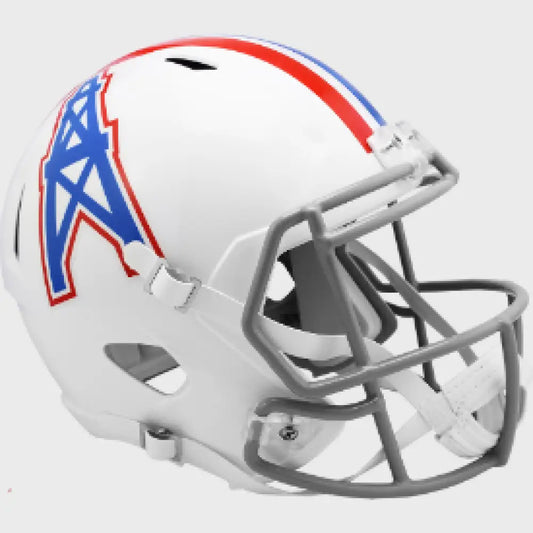 Houston Oilers Full Size 1975 to 1980 Speed Replica Throwback Helmet - NFL - Helmets