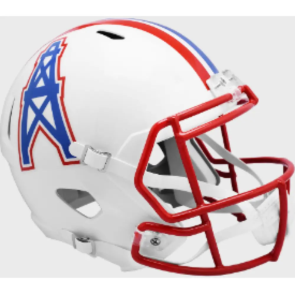 Houston Oilers Full Size 1981 to 1998 Speed Replica Throwback Helmet - NFL - Helmets