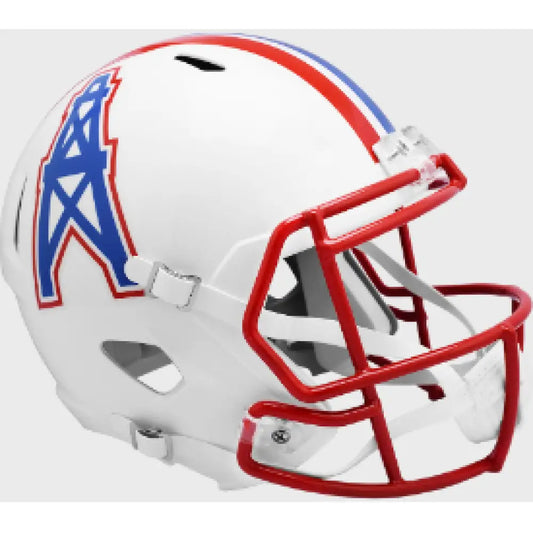 Houston Oilers Full Size 1981 to 1998 Speed Replica Throwback Helmet - NFL - Helmets