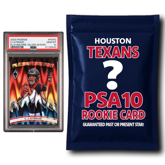 Houston Texans PSA 10 Graded Rookie Card Mystery Pack - Football Mystery