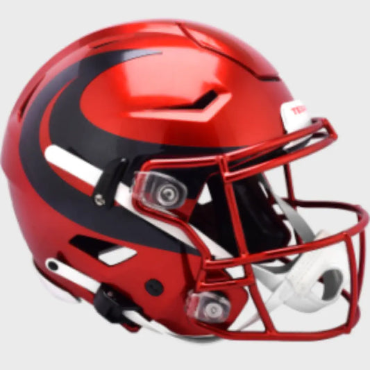 Houston Texans SpeedFlex Football Helmet 2024 NEW Full Size Authentic Speedflex Throwback Helmet - NFL. - Helmets