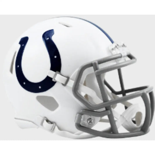 Indianapolis Colts 2004 to 2019 Riddell Mini Speed Throwback Helmet NFL - Helmets