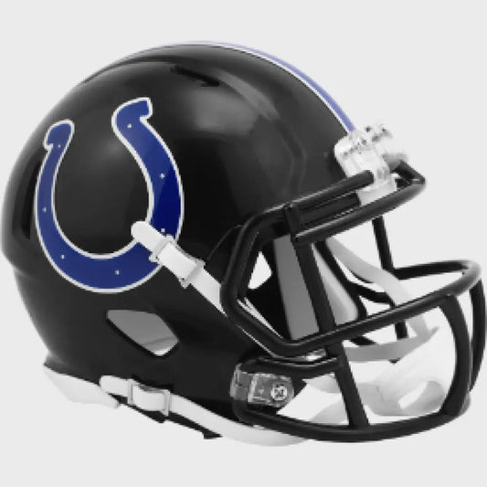 Indianapolis Colts NFL Mini Speed Football Helmet 2023 Indiana Nights - Helmets