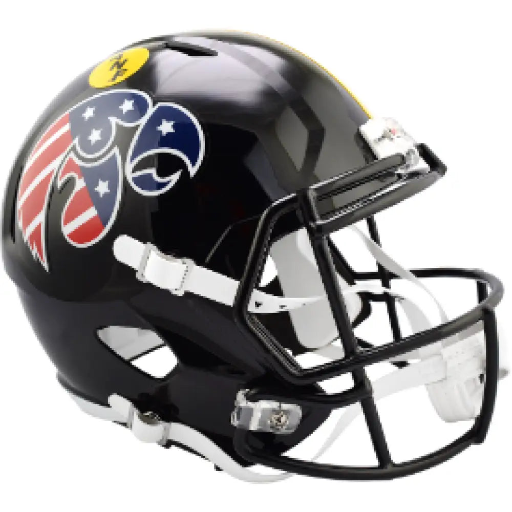 Iowa Hawkeyes Full Size Speed Replica Football Helmet Stars and Stripes - NCAA - Helmets