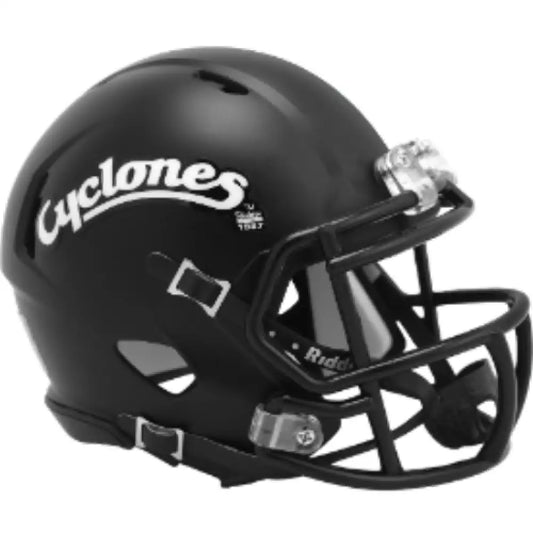 Iowa State Cyclones NCAA Mini Speed Football Helmet Black Cyclones- NCAA - Helmets