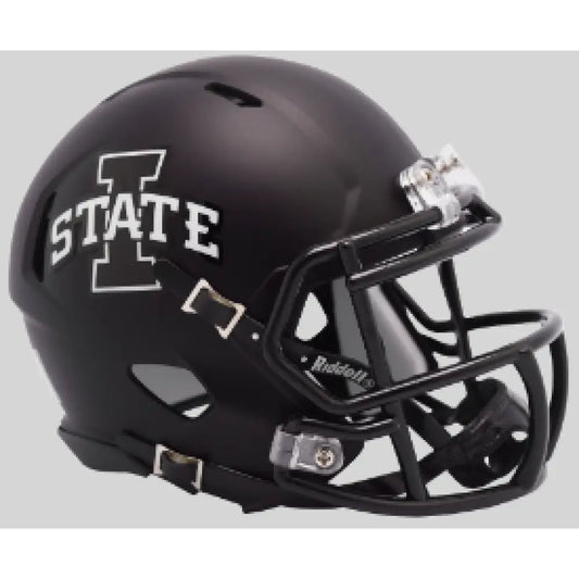 Iowa State Cyclones NCAA Mini Speed Football Helmet Satin Black - NCAA - Helmets