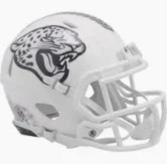 Jacksonville Jaguars NFL Mini Speed Football Helmet SALUTE TO SERVICE 3 NFL - Helmets