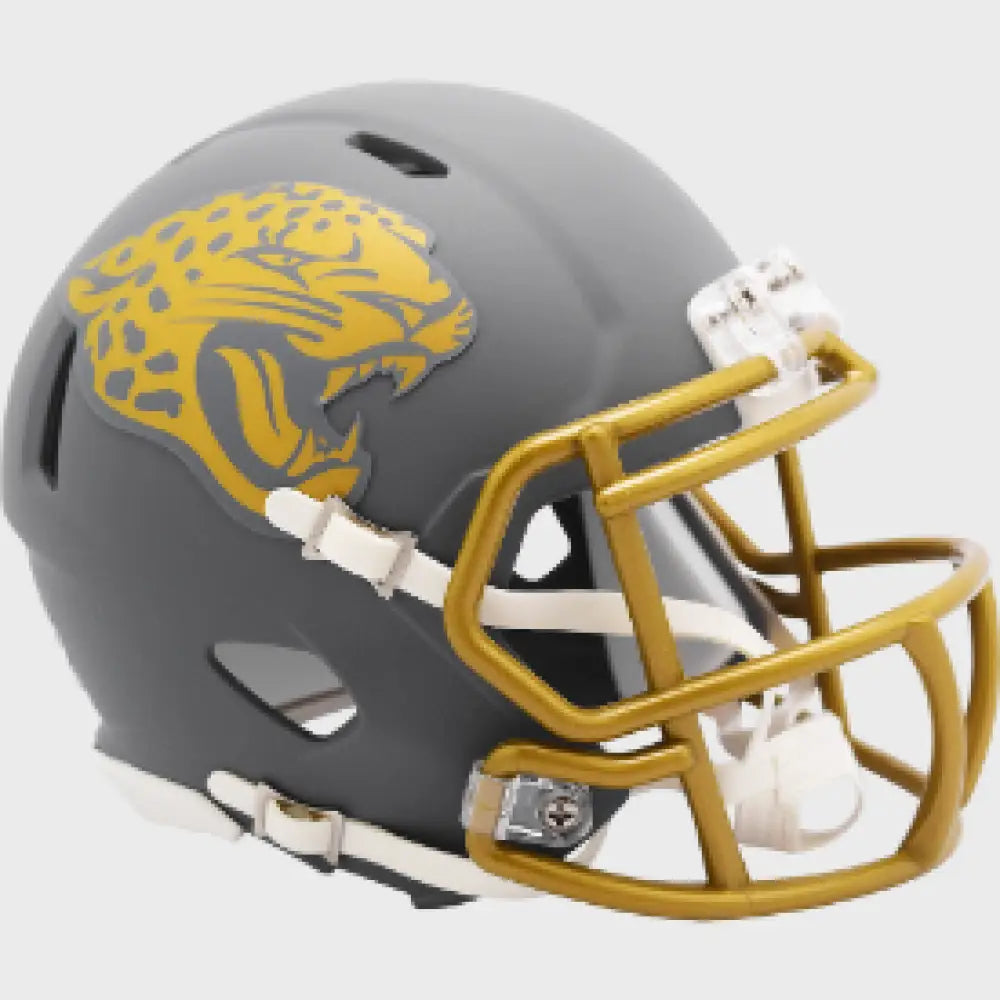 Jacksonville Jaguars NFL Mini Speed Football Helmet SLATE NFL - Helmets