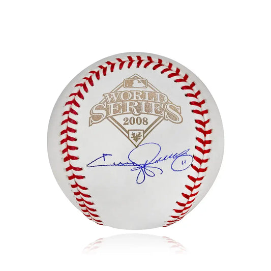 Jimmy Rollins Philadelphia Phillies Autographed 2008 World Series Major League Baseball - PSA - Baseball Memorabilia