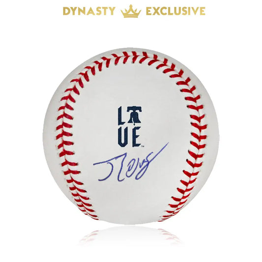 Johan Rojas Philadelphia Phillies Autographed 2024 City Connect Major League Baseball - Baseball Memorabilia