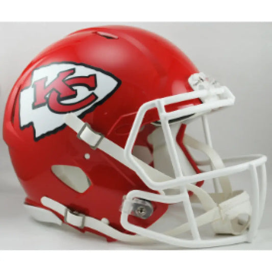 Kansas City Full Size Chiefs Authentic Revolution Speed Football Helmet - NFL - Helmets