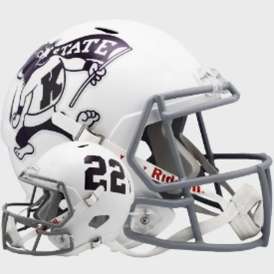 Kansas State Wildcats Full Size Speed Replica Football Helmet Willie Wildcat- NCAA - Helmets