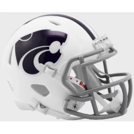 Kansas State Wildcats NCAA Mini Speed Football Helmet White - NCAA - Helmets
