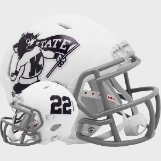 Kansas State Wildcats NCAA Mini Speed Football Helmet Willie Wildcat- NCAA - Helmets