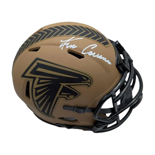 Kirk Cousins Autographed Atlanta Falcons Salute To Service 23 Mini Helmet - BAS - Football Memorabilia