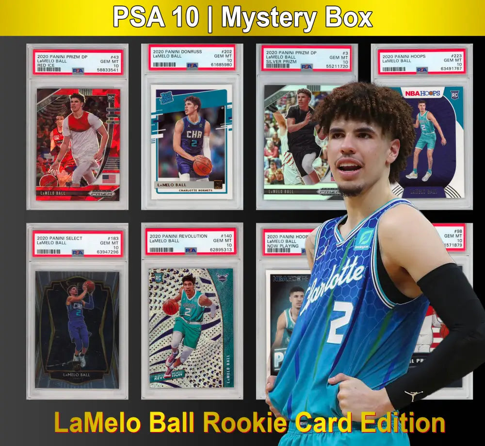 LaMelo Ball PSA 10 Graded Rookie Basketball Card Mystery Pack - Basketball Mystery