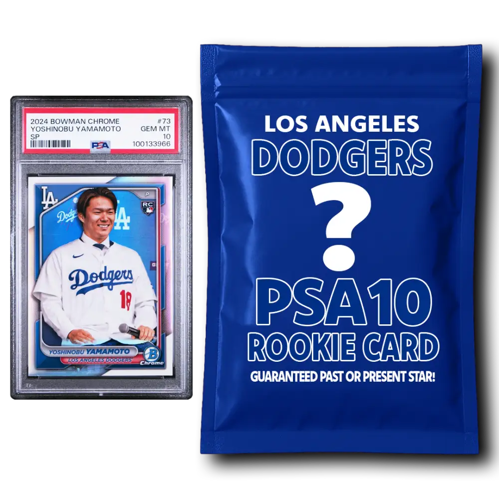 Los Angeles Dodgers PSA 10 Graded Rookie Card Mystery Pack - Baseball Mystery Boxes – Sealed Packs Cards & Collectibles