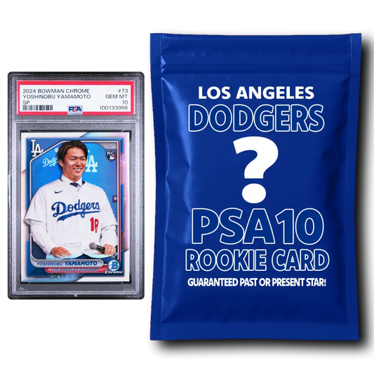 Los Angeles Dodgers PSA 10 Graded Rookie Card Mystery Pack - Baseball Mystery Boxes – Sealed Packs Cards & Collectibles