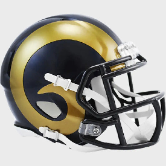 Los Angeles Rams 2000 to 2016 Riddell Mini Speed Throwback Helmet - NFL - Helmets