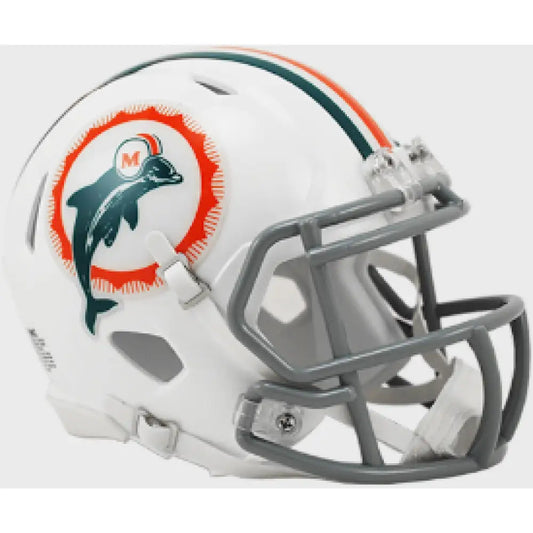 Miami Dolphins 1972 Riddell Mini Speed Throwback Helmet - NFL - Helmets